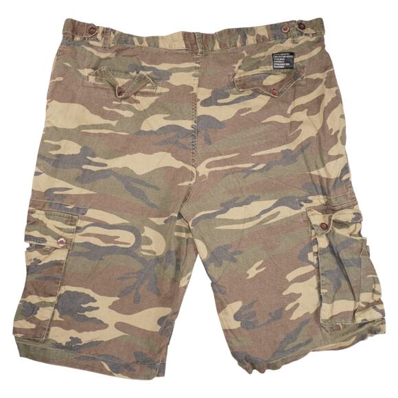 Active Brand Cargo Shorts Men’s 38 Camo Print Cotton Outdoor Utility - Picture 2 of 6